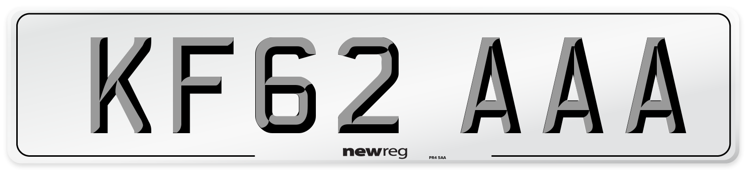 KF62 AAA Number Plate from New Reg
